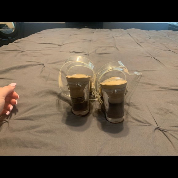 STEVE MADDEN CLEAR SEXY STRAPPY HEELS - Picture 9 of 12